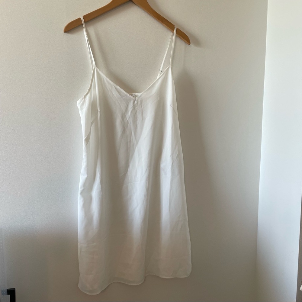 Sandro Paris White Cami Slip Dress Size 2